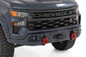 Chevrolet Silverado 1500 Bumper - Front - Rough Country - FXS - Dark Ash - '23-'26
